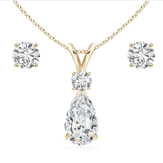 Diamond Jewellery Set
